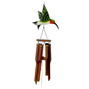 best bamboo wind chimes Cohasset Humming bird